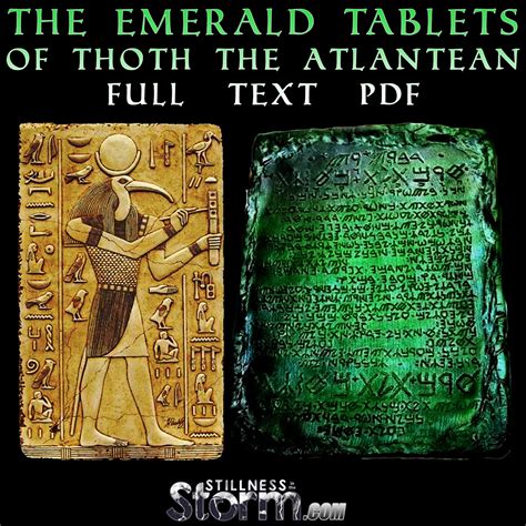the emerald tablets pdf